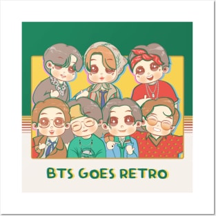 BTS Goes Retro Season Greeting 2021 Posters and Art